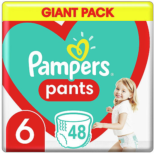 Підгузники-трусики Pampers Pants 6 (14-19кг) 48 шт