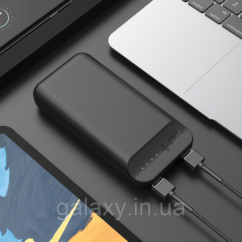 Повербанк Hoco 20000mAh 2хUSB J52A Black