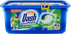 Dash All in 1 Pods Anti Odore 22 капсули