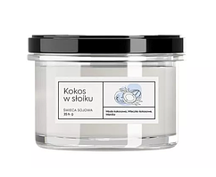 Ароматична свічка Крафтова серія - Кокос в банці (140 г) ТМ Aroma Home