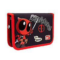 Шкільний пенал твердий YES одинарний HP-04 Marvel Deadpool
