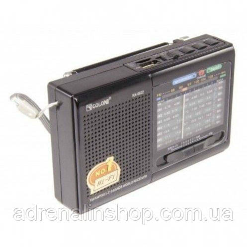 Портативная колонка радио MP3 USB Golon RX-6622. IH-656 Цвет: черный - фото 2 - id-p1907135221