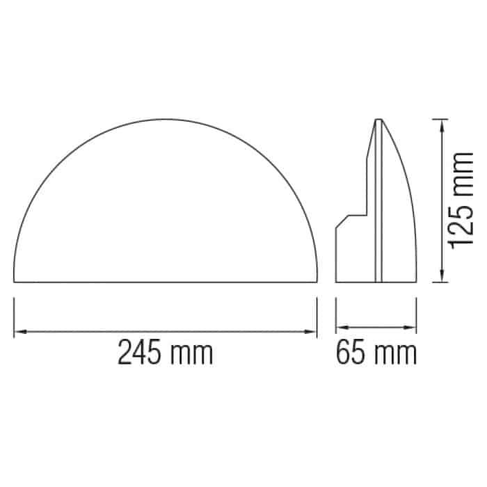 Фасадний світильник 5.5W ARDIC HOROZ ELECTRIC 076-003-0006-010