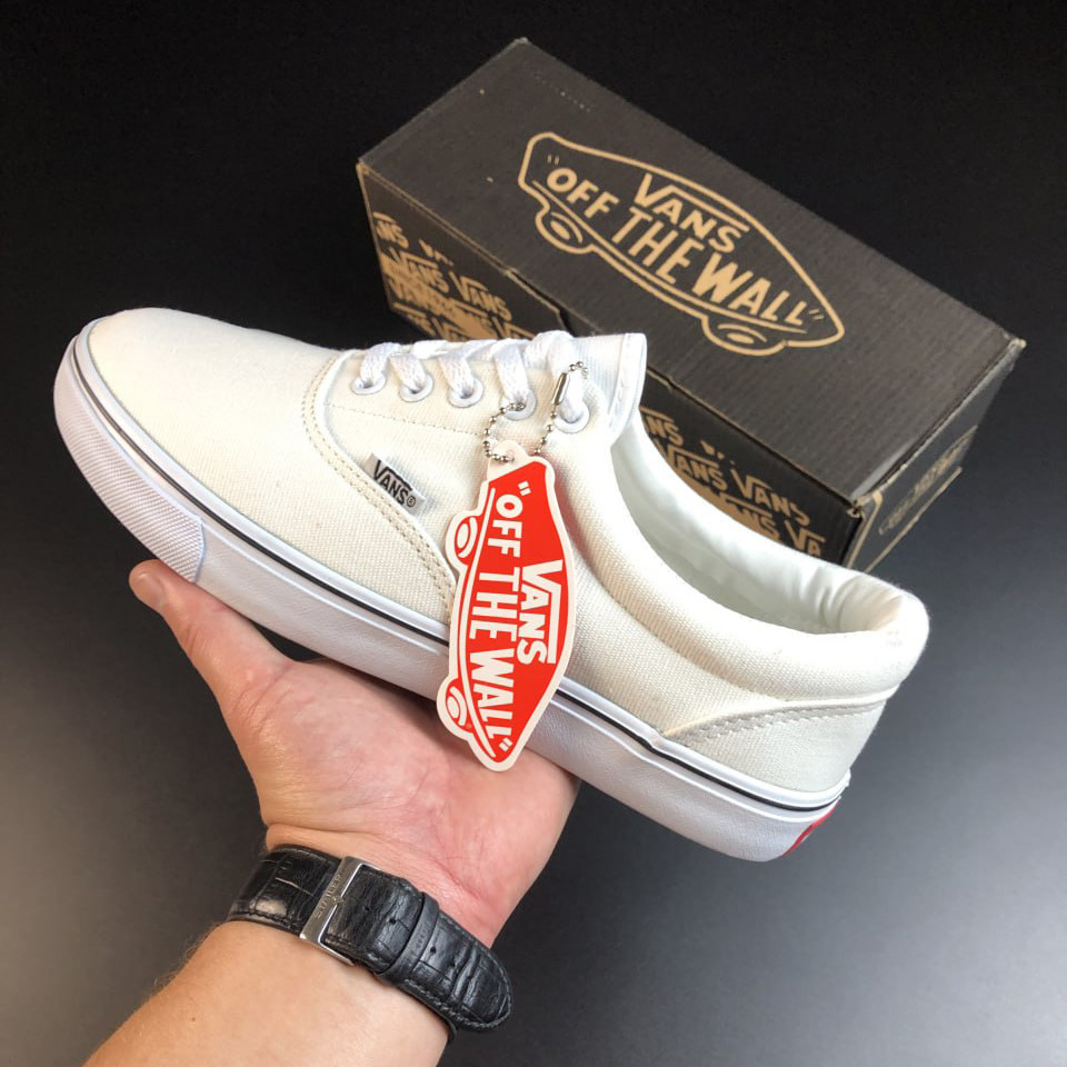 Чоловічі кеди Vans Оff the Wall текстильні молодіжні повсякденні світло бежеві