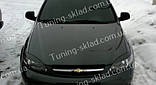 Вії Шевроле Лачетті Хетчбек (накладки на передні фари Chevrolet Lacetti hatchback), фото 5
