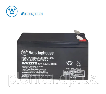 Акумуляторна батарея Westinghouse 12 V 7 Ah terminal F2