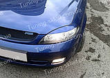 Вії Шевроле Лачетті Хетчбек (накладки на передні фари Chevrolet Lacetti hatchback), фото 3