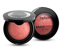 Запечені рум'яна для обличчя Topface Baked Choice Rich Touch Blush On, No 06 Pinky Zest, 5 г