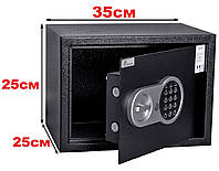 Меблевий сейф FEROCON БС-25Е (350х250х250 мм), сейф для грошей, сейф для документів, готельний сейф, сейф домашній