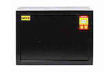 Меблевий сейф (35х25х25 см.), сейф для дому, сейф для офіса, сейф для грошей, сейф для документів, сейф з полицею, фото 4