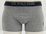 Набір чоловічих трусів 3шт боксери фірми POLO, фото 5