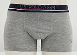 Набір чоловічих трусів S-36 сірий,синій Polo 21050, фото 5