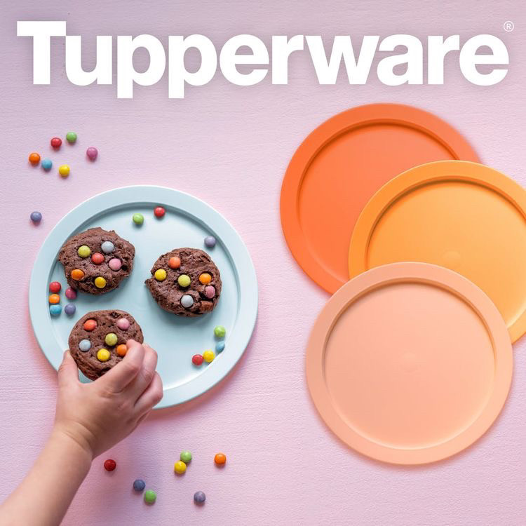 Набір десертних тарілок Tupperware 4 шт.