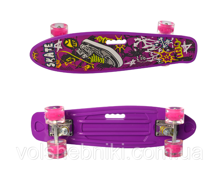 Пеніборд Скейт арт. MS 0749-6 Фіолетовий