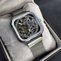 Часы мужские скелетон Forsining Eagle Наручные часы мужские Классические часы Механические часы