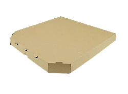 Коробка для піци 30см 300х300х40 мм, бура, самозбірна