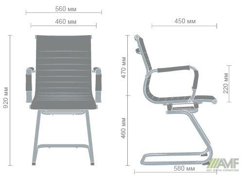 Крісло Slim CF (XH-632C) сірий