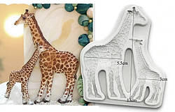 Ексклюзив. Силіконовий молд для шоколаду, мастики та ін "Сафарі (слони)"