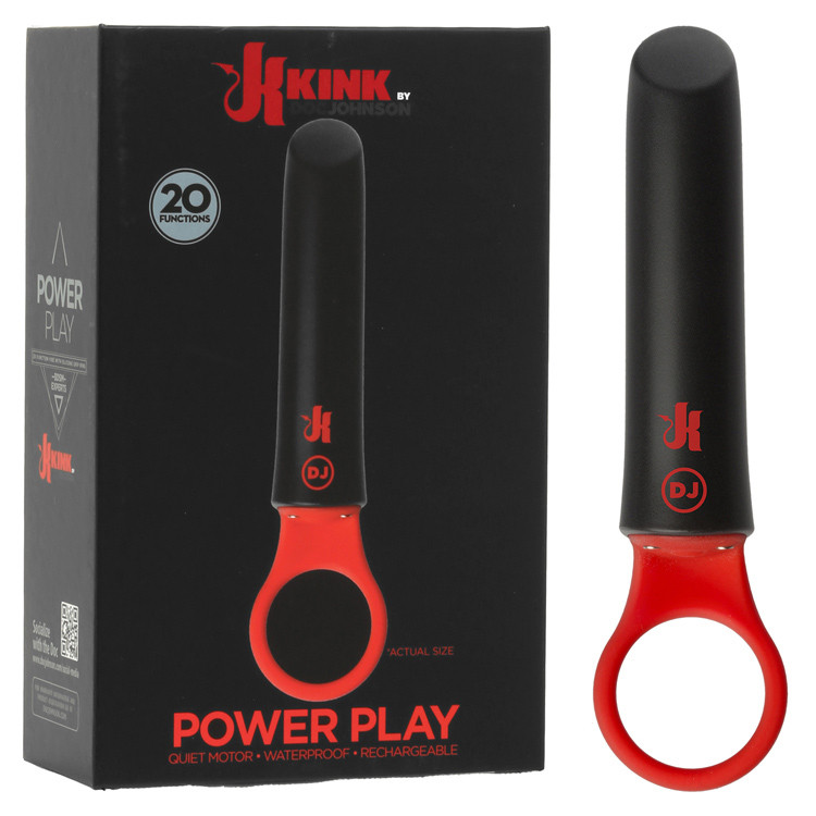 Вібратор Doc Johnson Kink - Power Play with Silicone Grip Ring 777Store.com.ua