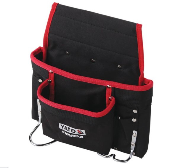 Підсумок поясний 8 кишень, тримач для молотка та під кліщі, поліестер Yato YT-7410