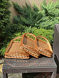 Плетена корзина для пляшок. Арт:0053, фото 3