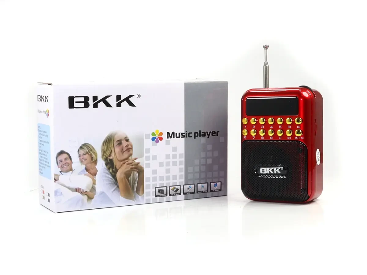 Радіоприймач BKK USB/MP3 B872 100шт 8206, фото 1