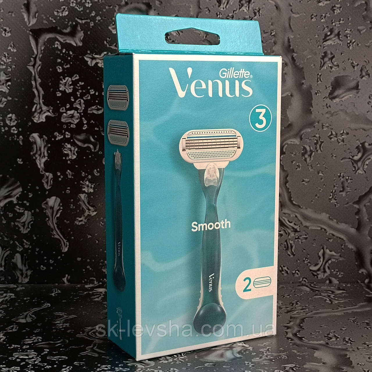 Бритвена система Gillette® Venus 3 Smooth (1 ручка+2 касети)