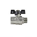 Кран кульовий 1" ВЗ DN25 RAFTEC BLACK DRB31, фото 3