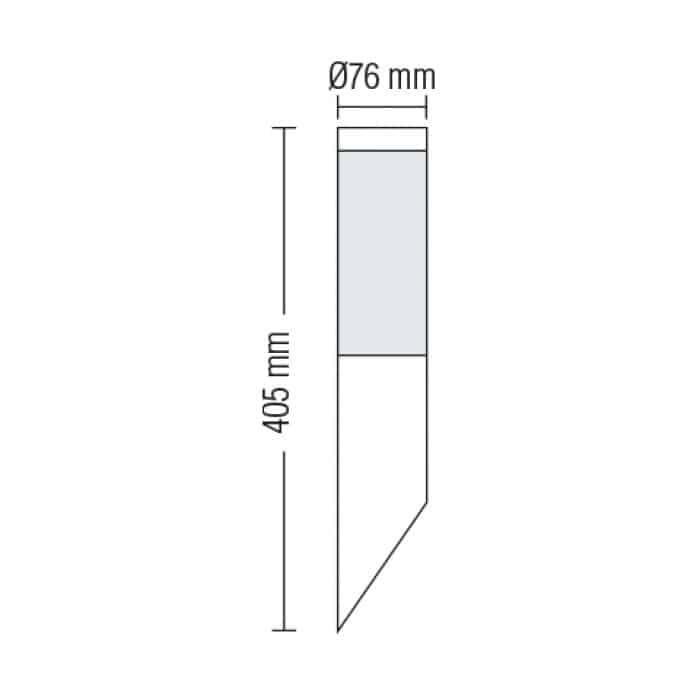 Фасадний світильник DEFNE-1 Е27 HOROZ ELECTRIC 075-004-0001-010, фото 1