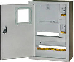 Шафа e.mbox.stand.n.f1.16.z металева, під 1-ф. лічильник, 16 мод., навісна, з замком