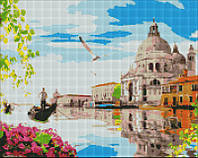 Набір з алмазною мозаїкою 40*50см Алмазна мозаїка Яскрава Венеція