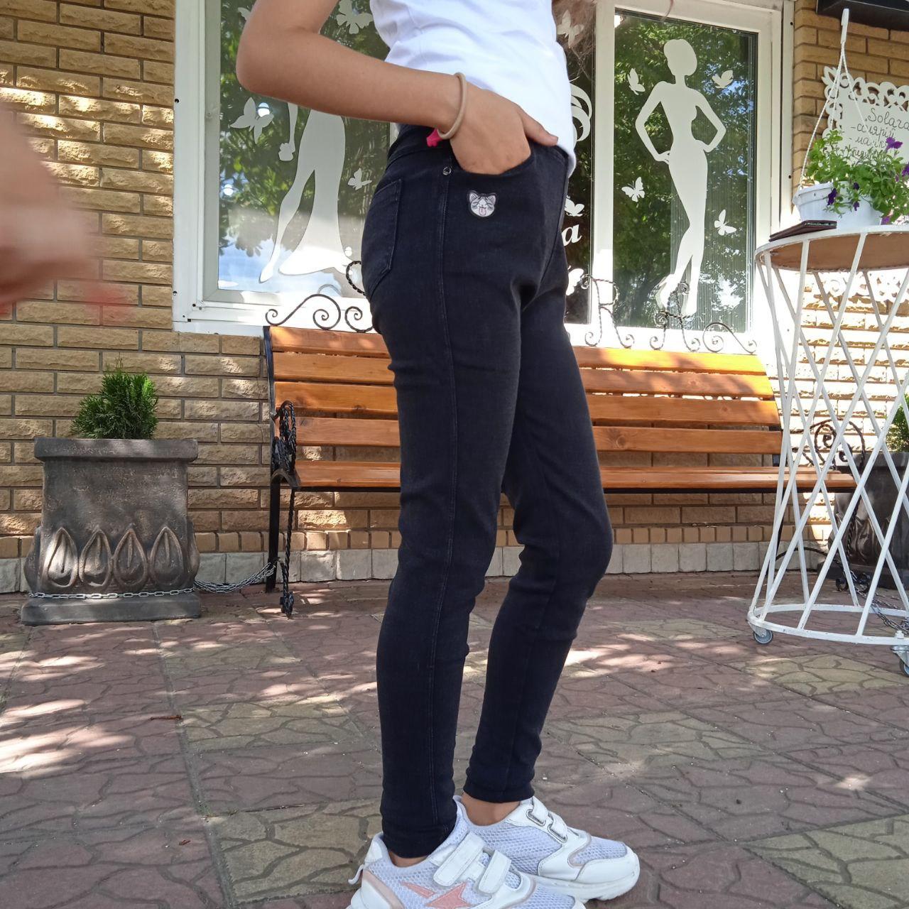 Дитячі джинси "Ластівка" Art: 922-1 Чорні
