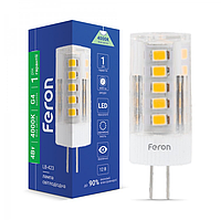 Світлодіодна лампа Feron LB423 4W G4 AC\DC 12V 33led