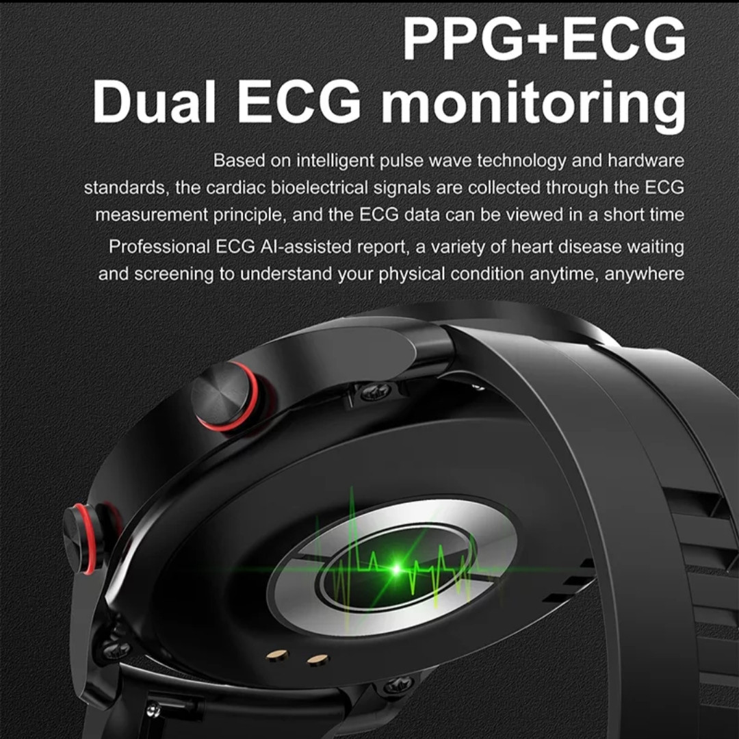 HW20 Мужской ECG PPG Bluetooth Call водонепроницаемый повседневный спортивный смарт-часы ECG PPG браслет - фото 5 - id-p1907207335