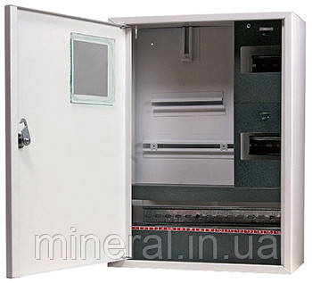 Шафа e.mbox.stand.n.f3.24.z металева, під 3-ф. лічильник, 24 мод., навісна, з замком, фото 1