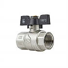 Кран кульовий 1" ВВ DN25 RAFTEC BLACK DRB3, фото 5