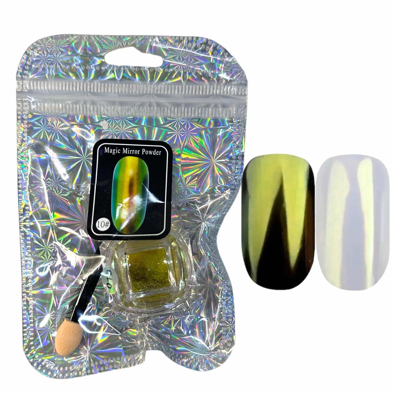Втирка перлинна для нігтів Magic Mirror Powder №10
