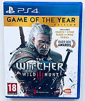 The Witcher 3 Wild Hunt Game of the Year Edition, Б/В, російські субтитри - диск для PlayStation 4