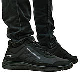 Кросівки чоловічі чорні легкі (Кл-4005), фото 3