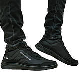 Кросівки чоловічі чорні легкі (Кл-4005), фото 7