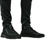 Кросівки чоловічі чорні легкі (Кл-4005), фото 8