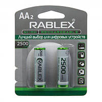 Аккумуляторы Rablex HR6/AA 1.2V 2500mAh NI-MH (2шт на блистере)