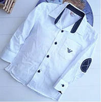 Рубашка белая Armani на мальчика 104-116 рост