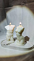 Подарочный набор свечей мужской и женский торс