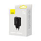 Зарядний пристрій Baseus 3xUSB Compact Charger Black, фото 6