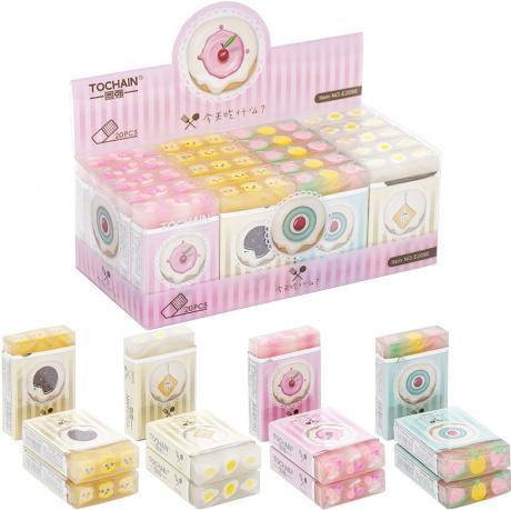 Від 20 шт. Ластик цветной 2090 купити дешево оптом в інтернет-магазині