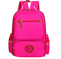 Рюкзак шкільний ранець непромокальний легкий рожевий оксфорд нейлон дівчинці 258 В