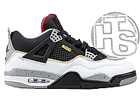 Мужские кроссовки Air Jordan 4 Retro x Union LA Black White ALL10791