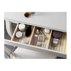 Туалетний столик із дзеркалом IKEA HEMNES білий 303.744.13, фото 6