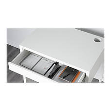 Робочий стіл IKEA MICKE білий 302.130.76, фото 3